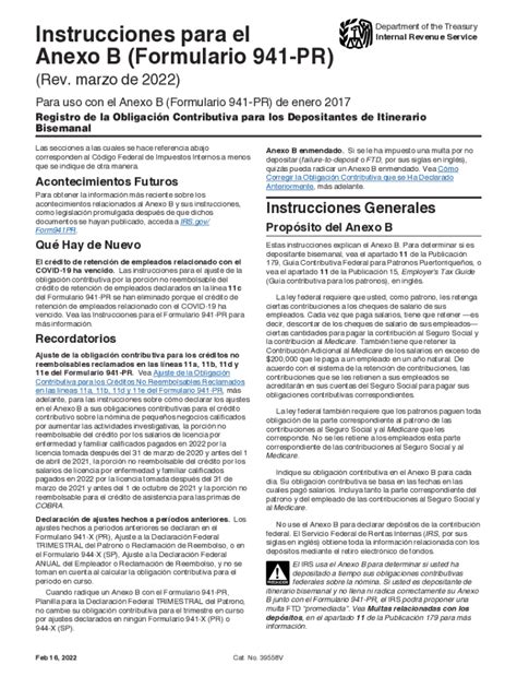 IRS Instructions 941PR Schedule B 20202022 Fill and Sign