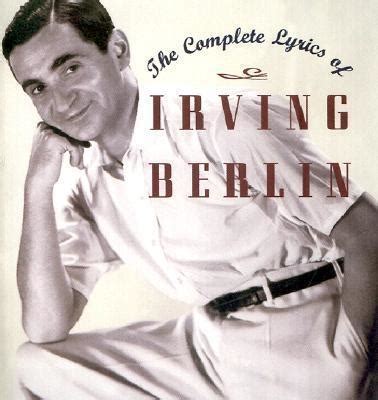 IRVING BERLIN LYRICS - SongLyrics.com