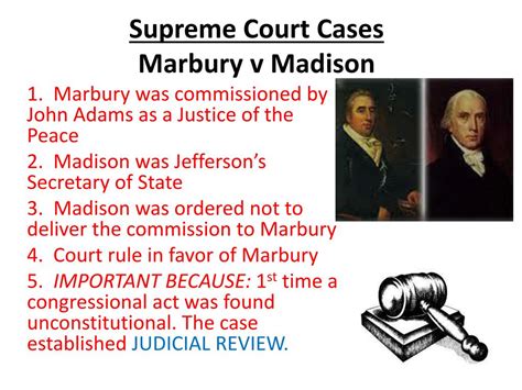 IS MARBURY VS. MADISON OBITER DICTUM? - JSTOR