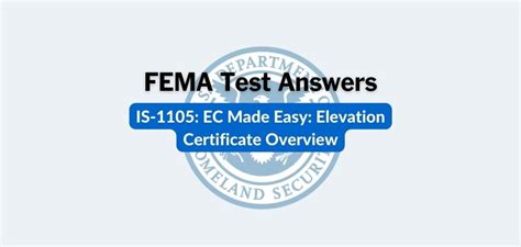 IS-1105.a: EC Made Easy: Elevation Certificate Overview