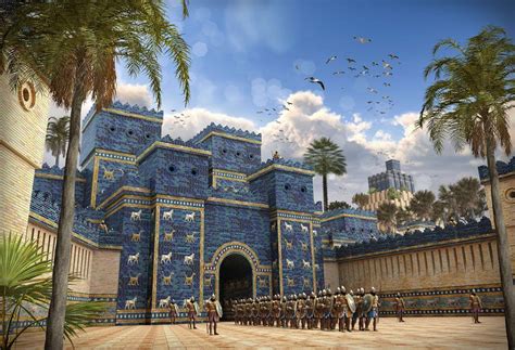 Ishtar Gate Babylon Ruins Reconstruction - wintechmobiles.com