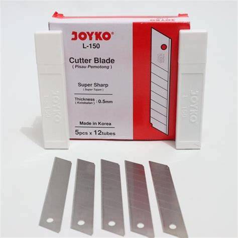 Isi Refill Pisau Cutter Blade Besar Kecil KENKO L150 / JOYKO A100 ... - raincitystudios.com