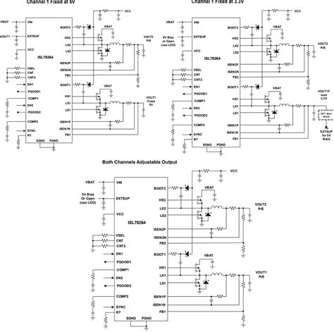 ISL78264 Dual Buck and ISL78263 Boost-Buck Controllers Draw …