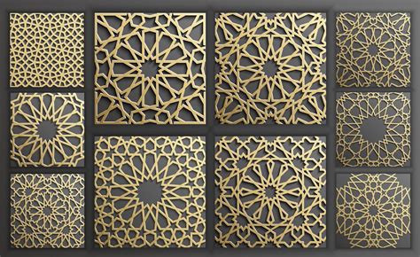 Islamic Free DXF Files & Laser Cutting Vectors - 3axis.co - muktibox.com