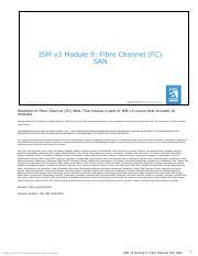 ISM v3 Module 9_Fiber_Channel_SAN_SRG.pdf - Welcome to...