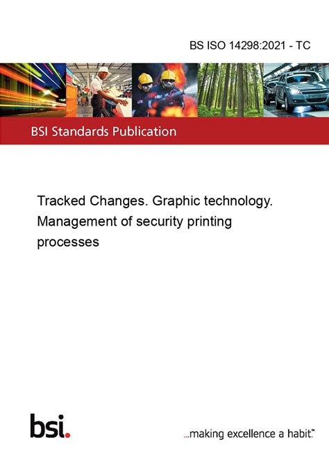 ISO 14298 Management of Security Printing Processes …