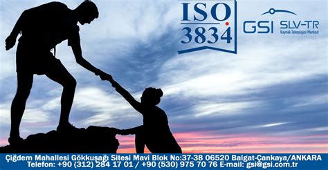 ISO 3834 Belgelendirmesi için GSİ Kaynak Mühendisliği.