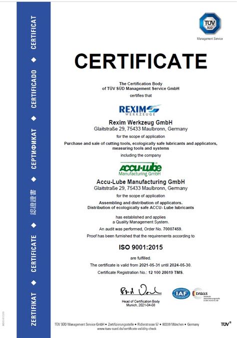 ISO 9001:2015 - Accu