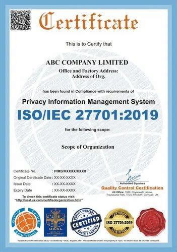 ISO-27701-CLA Online Prüfung