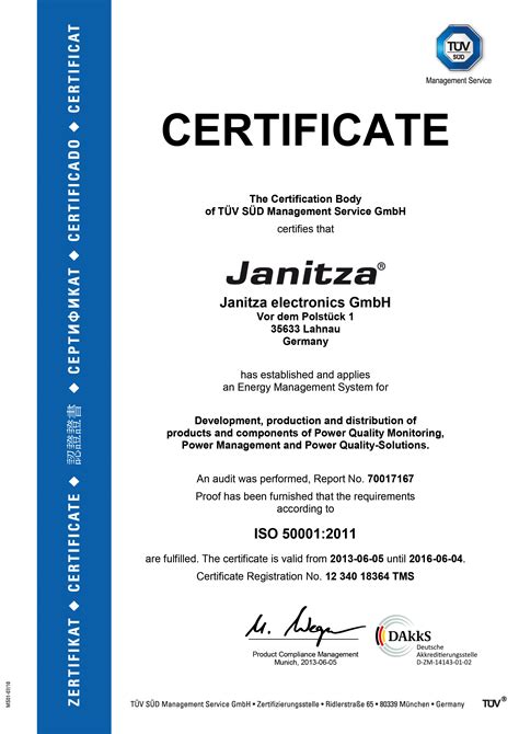 ISO-50001-CLA Zertifikatsdemo