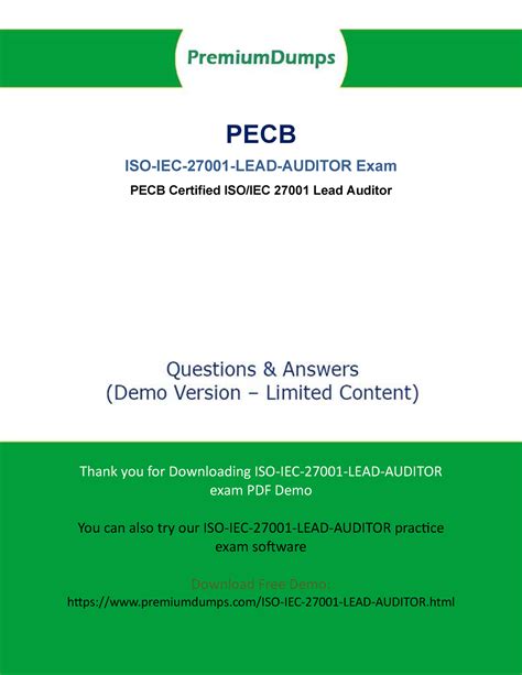 ISO-IEC-27001-Lead-Auditor PDF Demo