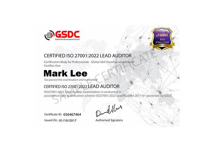 ISO-IEC-27001-Lead-Auditor PDF Testsoftware