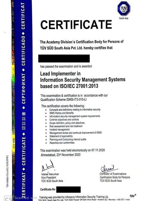 ISO-IEC-27001-Lead-Implementer Exam Fragen