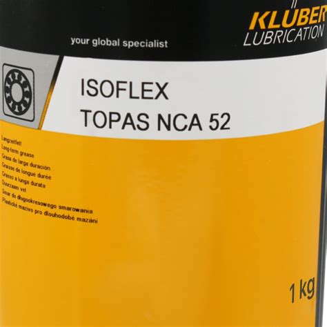 ISOFLEX TOPAS NCA 52 // Kluber Lubrication USA