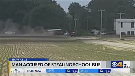 ISP: Suspect steals school bus, leads police on chase through 2 Indiana counties