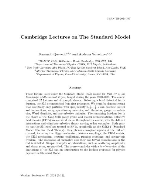 ISTAPP lectures: standard model - Indico - wintechmobiles.com