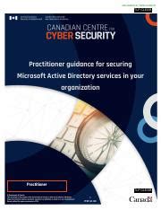 IT Practitioner Guidance for Securing Active Directory in Your ... - coolestguyplanet.net