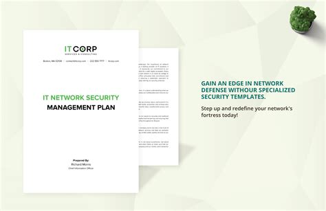 IT Security Management Plan Template in Word, PDF, Google Docs