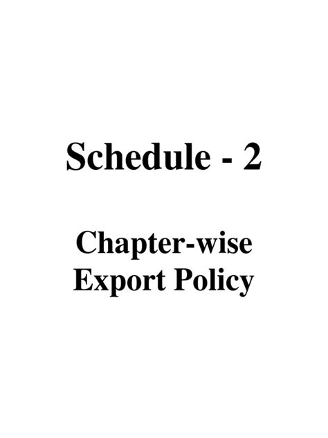 ITC HS Export Policy 2024 PDF PDF Milk Cattle - Scribd