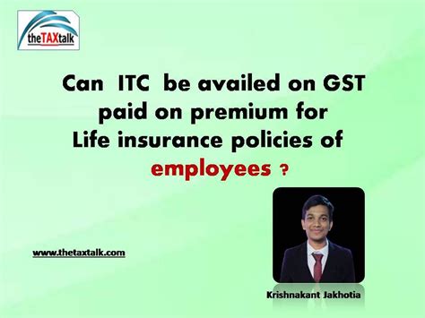 ITC on car insurance premium paid - GST ITC / Input #495365