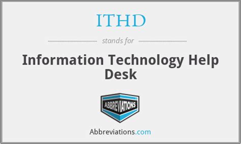 ITHD - What does ITHD stand for? The Free Dictionary