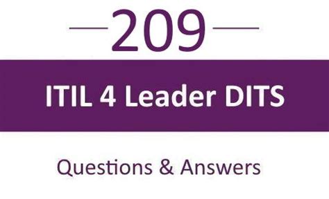 ITIL-4-DITS Online Praxisprüfung