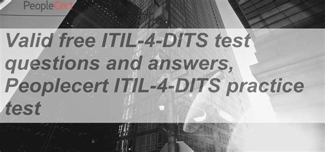 ITIL-4-DITS Tests