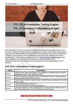 ITIL-4-Foundation Vorbereitungsfragen