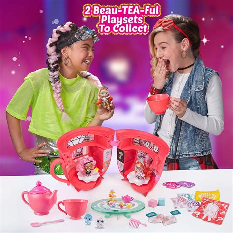 ITTY BITTY PRETTYS TEA PARTY SURPRISE TEACUP DOLLS PLAYSET