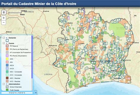 Ivory Coast Mining Cadastre Map Portal - Spatial … - wintechmobiles.com