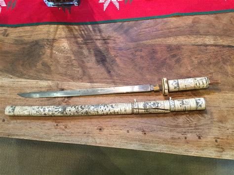 IVORY SWORD | Pricing Guides Dictionary & Values - Marks4Antiques - muktibox.com