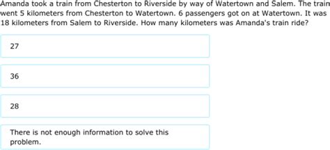 IXL Word problems with extra or missing information 4th grade math