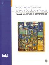 Ia 32 intel architecture software developers manual volume2 instruction set reference 2002 intel corp intel. - Organic structures from 2d nmr spectra instructors guide and solutions manual.
