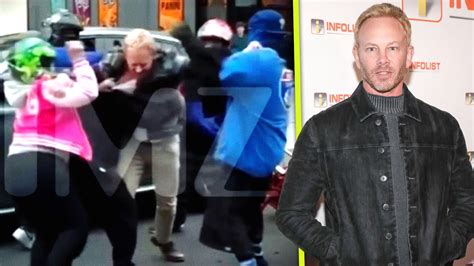Ian Ziering addresses Hollywood biker brawl; calls it 'hooliganism'