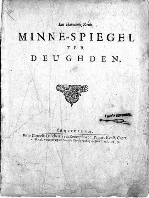 Ian harmensz kruls minne spiegel ter deughden. - Peterson first guide to clouds and weather.