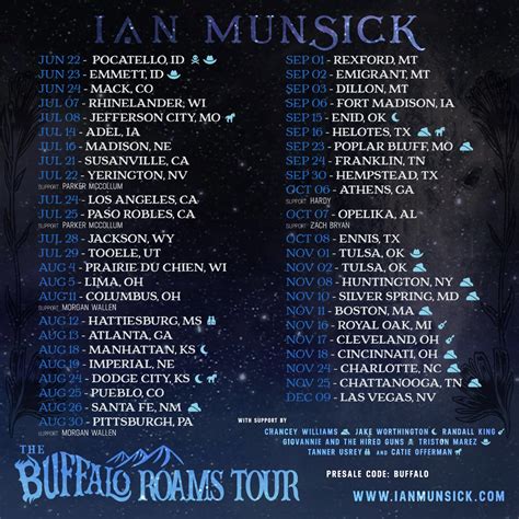 Ian Munsick will be bringing his 'Boots, Buckles & Bolos Tour' to the Capitol Theater, 330 West 3rd Street, on Friday, March 1 at 7:30 p.m., according to First Fleet Concerts. Tickets for the .... 