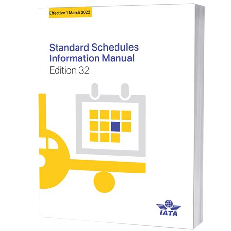 Iata standard schedules information manual chapter 4. - Serve safe food handler study guide.