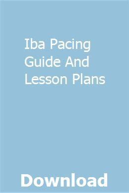 Iba pacing guide and lesson plans. - Animal farm guided questions and 8 answers.