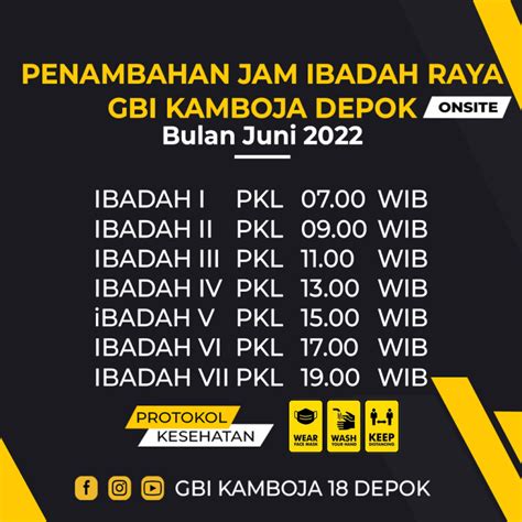 Ibadah gereja di gbi kamboja