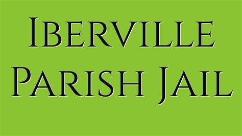 Iberville parish jail inmates. Iberville Parish Jail Inmate Lookup Iberville Parish Jail, located in Louisiana, is a correctional facility that houses inmates awaiting trial or sentencing, or both. This detention center is a vital component of the Iberville Parish's law enforcement system, ensuring that those who are arrested and are awaiting trial remain in custody. 