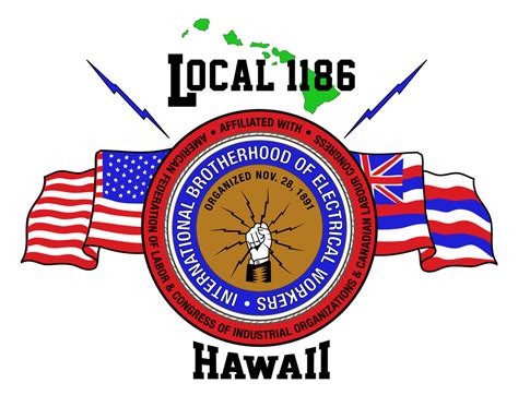 Ibew hawaii. IBEW 1186 - National Brotherhood of Electrical Workers. UNIT 1 MEETING – THURS., 3/14 AT 5 PM! ... Honolulu, HI 96819 Email: IBEW1186@ibew1186.org Phone Numbers ... 