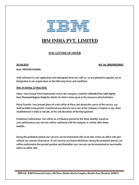 Ibm offer letter process time.  Accept, Decline and Query.  and some approvals are pending...