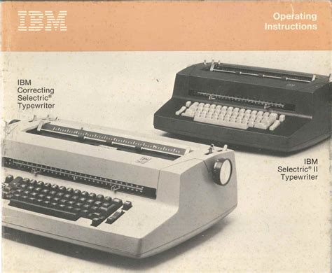 Ibm selectric ii typewriter user manual. - Guía de diseño de aisc 26.