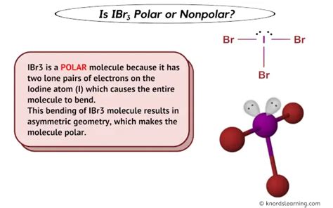 NBr3 is a POLAR molecule. But why? And how can you say that NBr3 is a polar molecule? Want to know the reason? Let’s dive into it! NBr3 is a POLAR molecule …. 