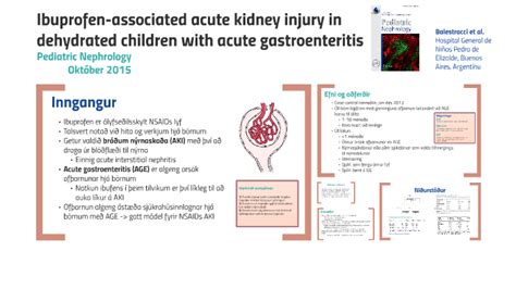 Ibuprofen-associated acute kidney injury in dehydrated children …