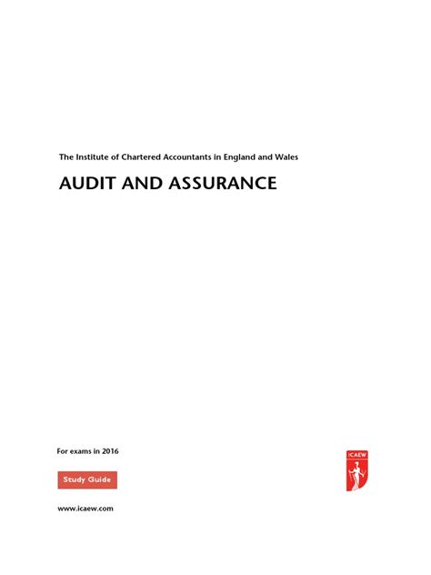 Icaew study manual audit and assurance. - Canon powershot sx260 hs user guide.