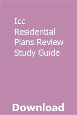 Icc residential plans review study guide. - La théorie des incorporels dans l'ancien stoicisme.