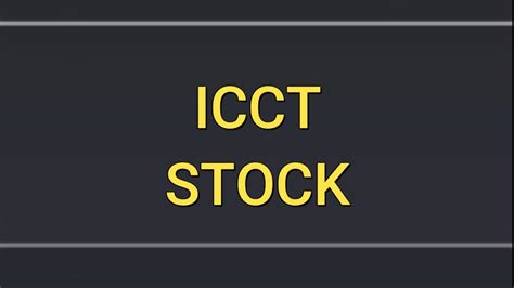 Icct stock forecast. Things To Know About Icct stock forecast. 