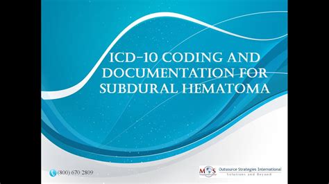 Icd 10 code subdural hematoma. ICD-9 offers a single code for reporting a nontraumatic subdural hematoma, 432.1 (Subdural hematoma, nontraumatic). In 2014, when you implement ICD-10, you will have a choice of more than one code. Follow these fundamentals to improve your reporting of nontraumatic subdural hematoma in ICD-10. Verify the Age of the Hematoma 