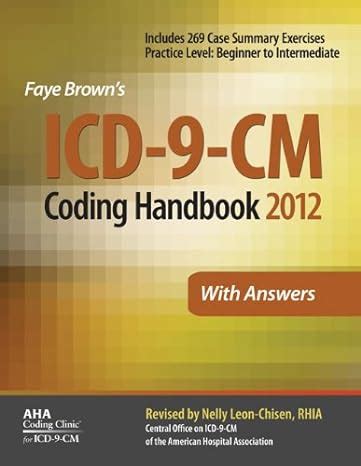 Icd 9 cm coding handbook by faye brown. - Repair manual haier esd400 esd401 esd402 dishwasher.
